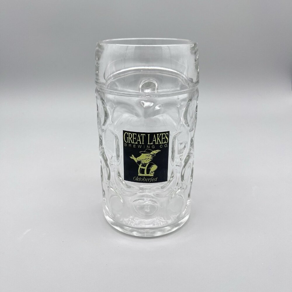 Great Lakes Brewing Company Clear Glass Beer Stein